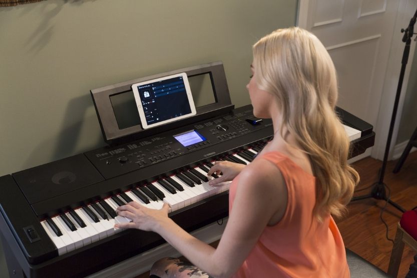 yamaha portable digital piano with 88 full-sized keys